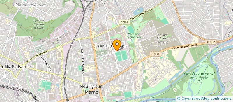 localisation de l'entreprise UNITRAIDE à NEUILLY-SUR-MARNE