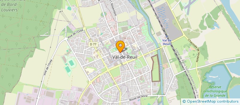 localisation de l'entreprise UNITRANS 27  VAL-DE-REUIL