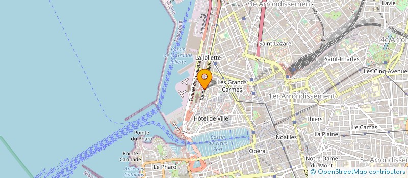 localisation de l'entreprise UNITRANSIT SA à MARSEILLE