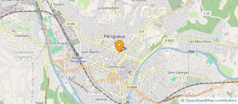 localisation de l'entreprise UNITY  PERIGUEUX