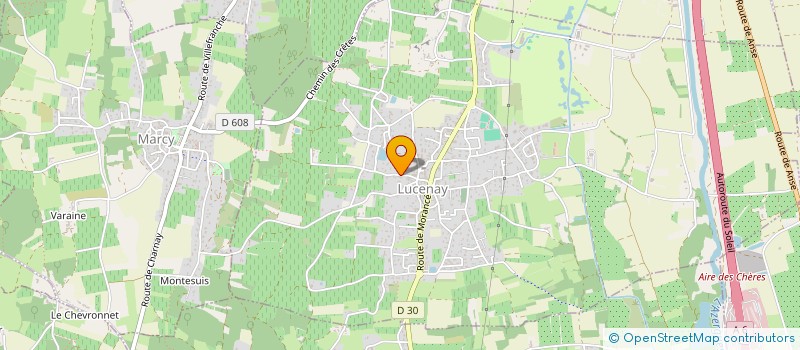 localisation de l'entreprise UNITY  LUCENAY