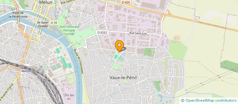 localisation de l'entreprise UNITY à VAUX-LE-PENIL