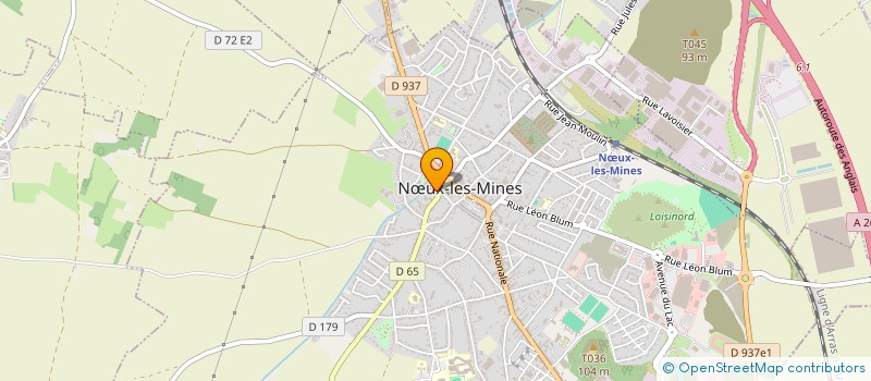 localisation de l'entreprise UNITY  NUX-LES-MINES