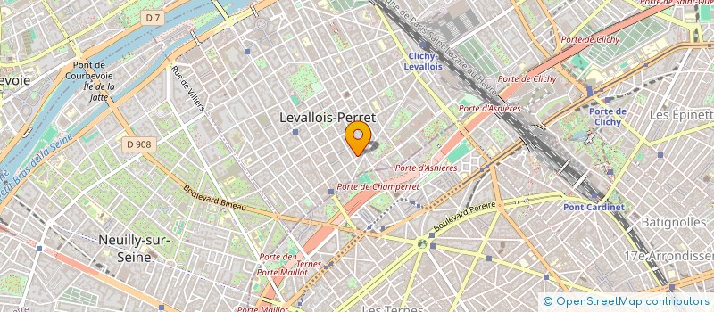 localisation de l'entreprise UNITY à LEVALLOIS-PERRET