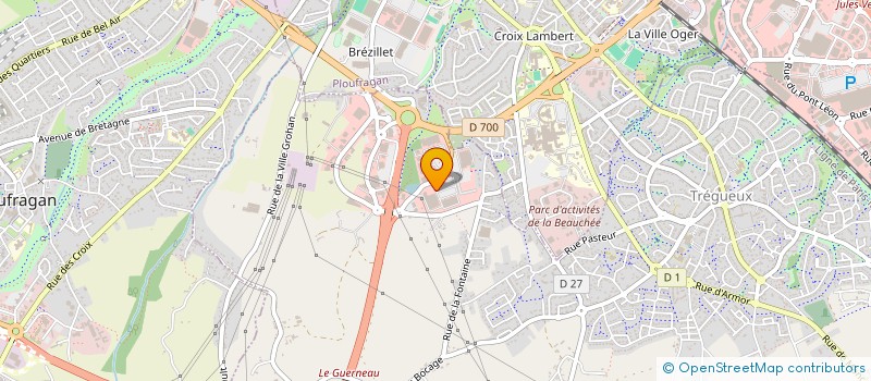 localisation de l'entreprise UNITY BRC à TREGUEUX