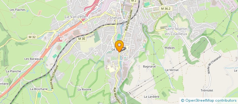 localisation de l'entreprise UNITY MUSIC à SAINT-CHAMOND