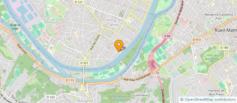 localisation de l'entreprise UNITY PARTNERS  CROISSY-SUR-SEINE