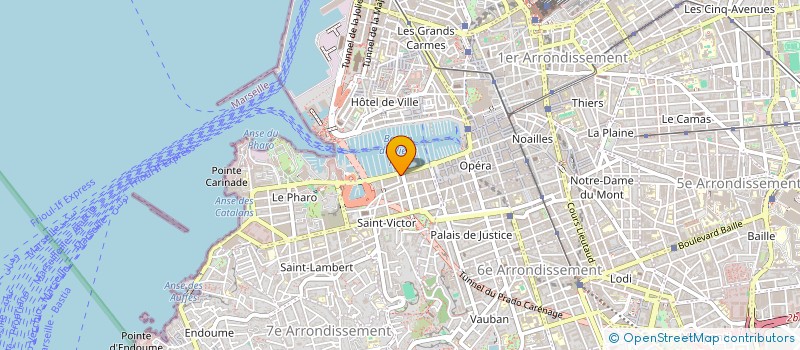 localisation de l'entreprise UNITY RIVE GAUCHE à MARSEILLE