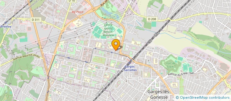 localisation de l'entreprise UNITY TO WIN à SARCELLES