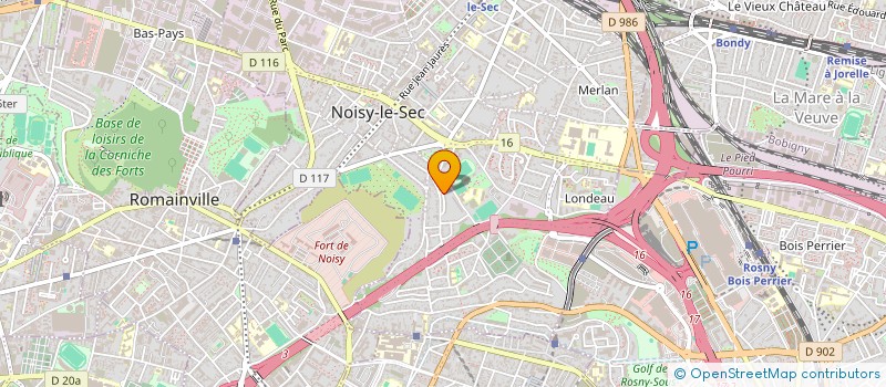 localisation de l'entreprise UNITY VERT  NOISY-LE-SEC