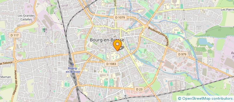 localisation de l'entreprise UNITYFLO ELEC à BOURG-EN-BRESSE