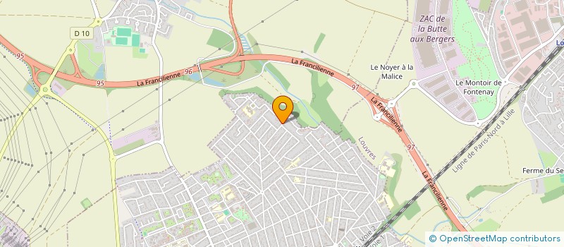 localisation de l'entreprise UNITYFORMATION  GOUSSAINVILLE