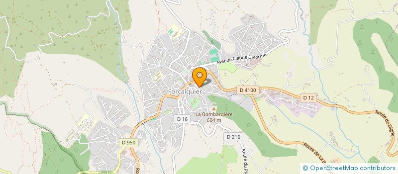 localisation de l'entreprise UNIV EUROP SAVEURS ET SENTEURS à FORCALQUIER