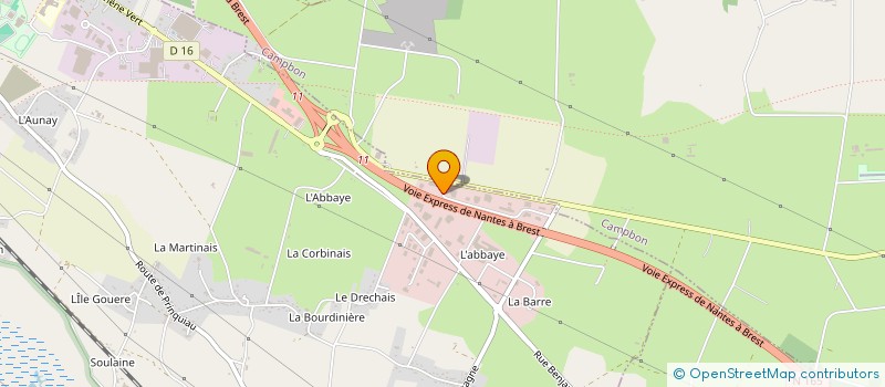 localisation de l'entreprise UNIV'R BOIS à PONTCHATEAU