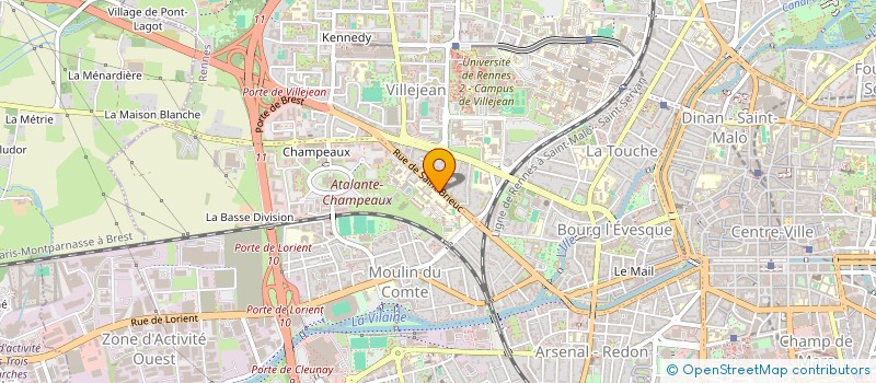 localisation de l'entreprise UNIV VIRTUELLE ENVIRON DEVELOPP DURABLE  RENNES