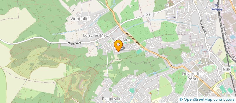 localisation de l'entreprise UNIV2TINCAVE  LORRY-LES-METZ