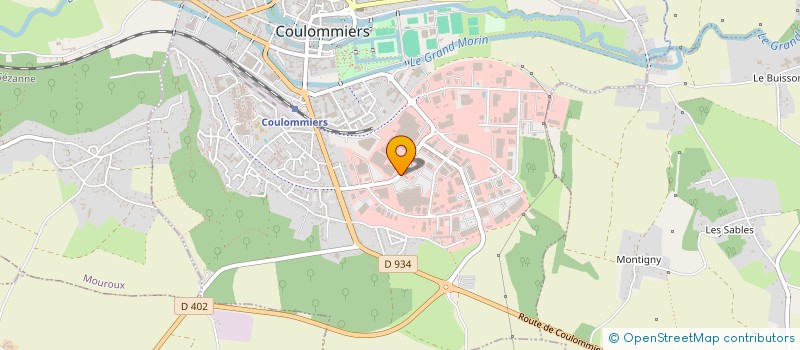 localisation de l'entreprise UNIV5 STADIUM  COULOMMIERS