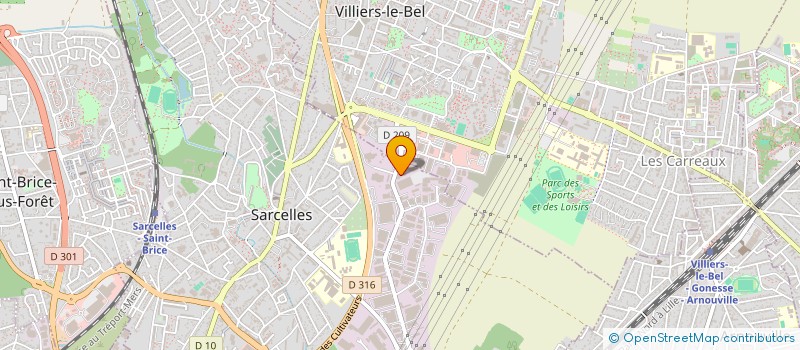 localisation de l'entreprise UNIVACIER INDUSTRIES à SARCELLES