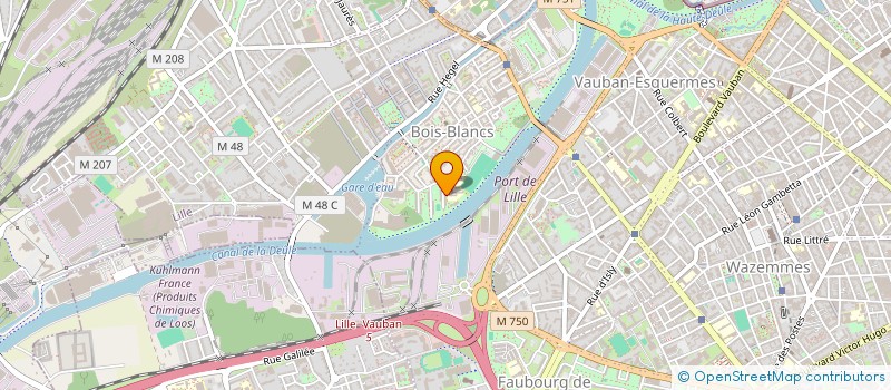 localisation de l'entreprise UNIVALOR à LILLE