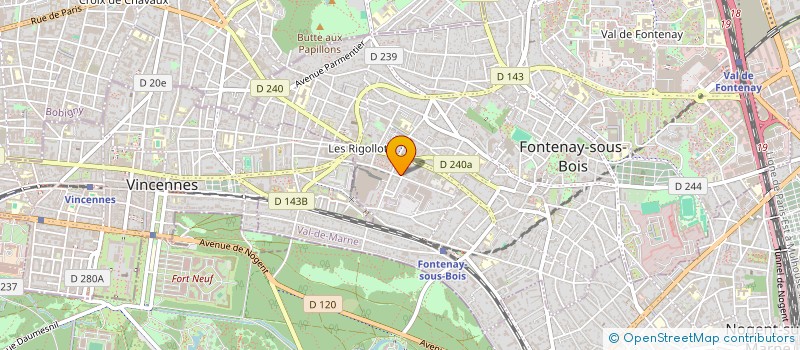 localisation de l'entreprise UNIVCO à FONTENAY-SOUS-BOIS