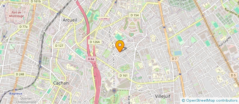 localisation de l'entreprise UNIVDATA à VILLEJUIF