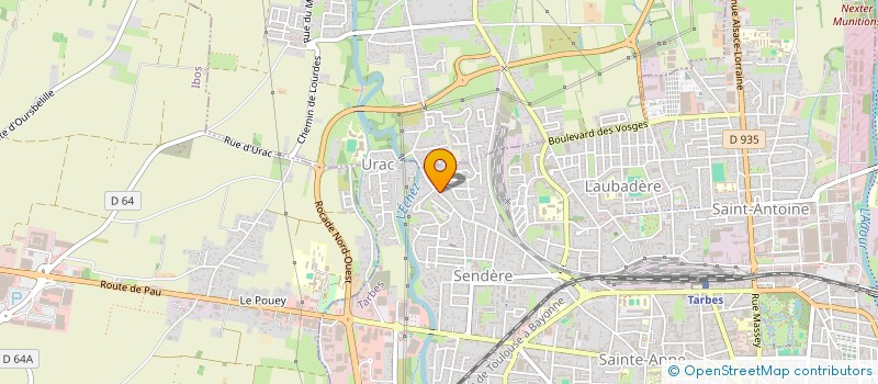 localisation de l'entreprise UNIVEA GROUP à TARBES