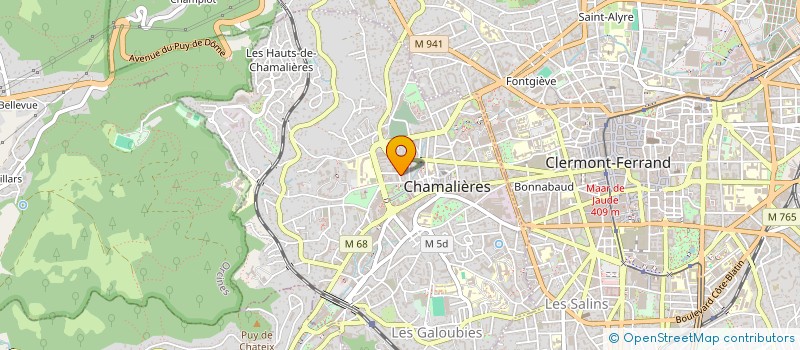 localisation de l'entreprise UNIVEARTHALL à CHAMALIERES
