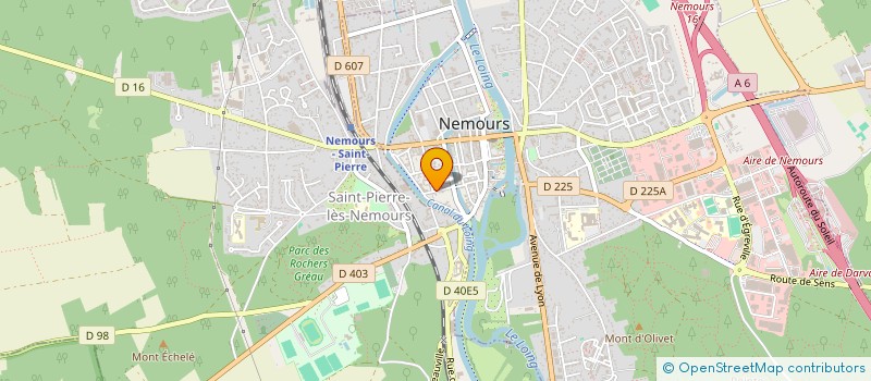 localisation de l'entreprise UNIVEN  NEMOURS