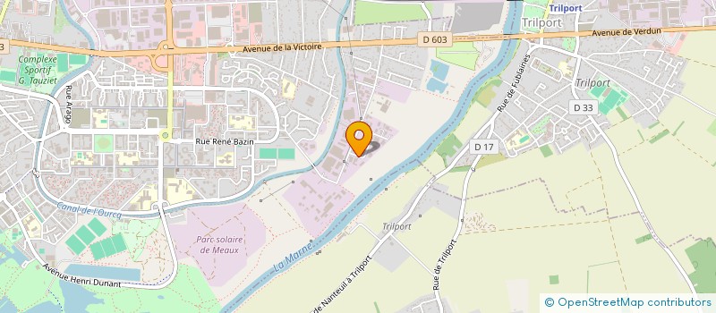 localisation de l'entreprise UNIVER à MEAUX