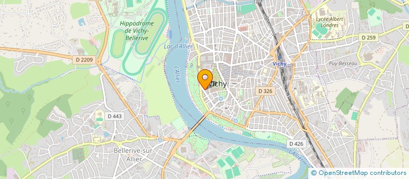 localisation de l'entreprise UNIVER INDEP VICHY INSTI ETUDE POUR TOUS à VICHY
