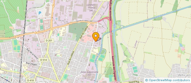 localisation de l'entreprise UNIVER SOLS 68  COLMAR