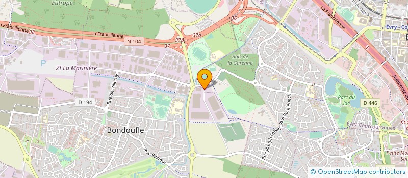 localisation de l'entreprise UNIVERCELLS FRANCE à EVRY-COURCOURONNES