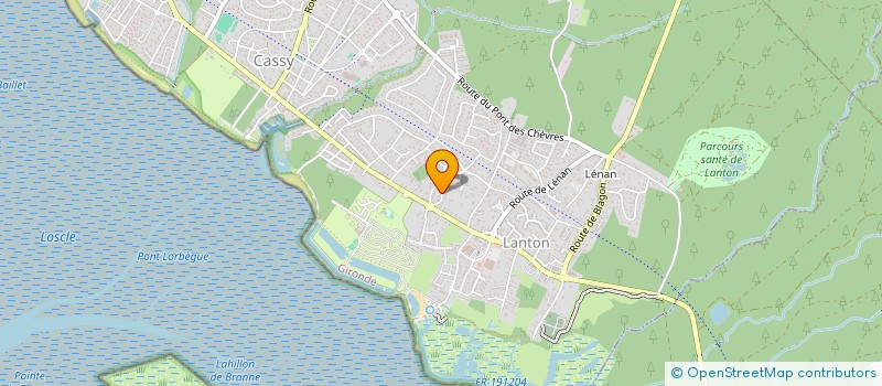 localisation de l'entreprise UNIVERCIEL  LANTON