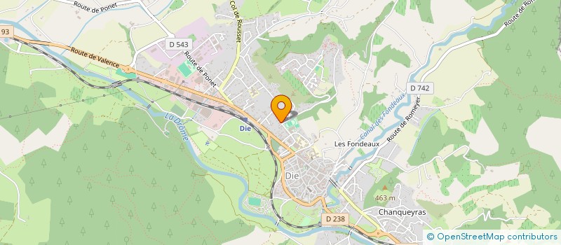 localisation de l'entreprise UNIVERCLEAN PROD à DIE