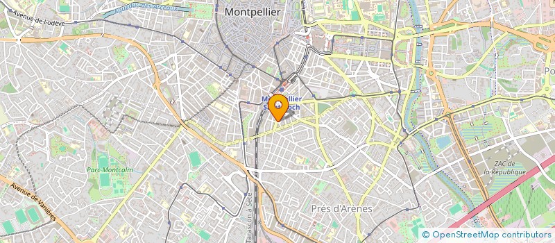 localisation de l'entreprise UNIVERMAG à MONTPELLIER