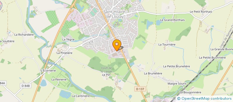 localisation de l'entreprise UNIVERRECIEL  CUGAND