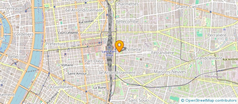 localisation de l'entreprise UNIVERS  LYON