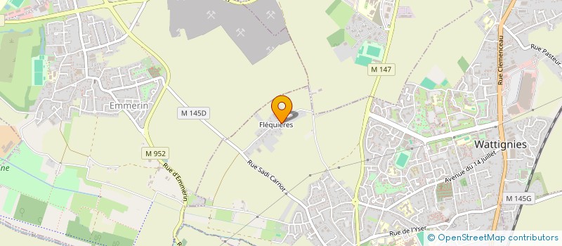 localisation de l'entreprise UNIVERS  WATTIGNIES