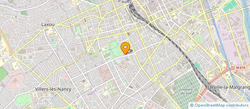 localisation de l'entreprise UNIVERS  NANCY