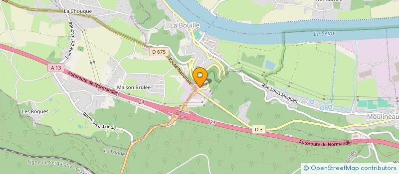 localisation de l'entreprise UNIVERS AUTO 76 à GRAND-COURONNE