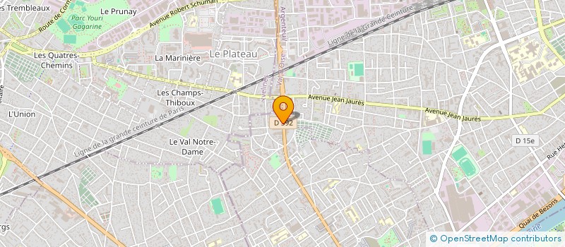 localisation de l'entreprise UNIVERS AUTOMOBILE à BEZONS