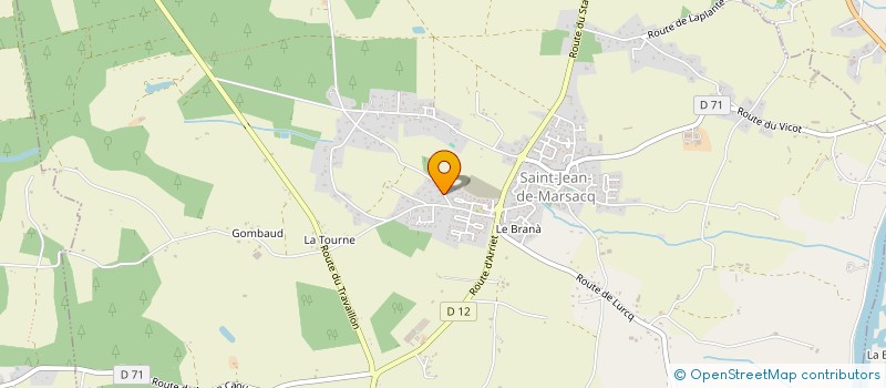 localisation de l'entreprise UNIVERS BOIS 40  SAINT-JEAN-DE-MARSACQ
