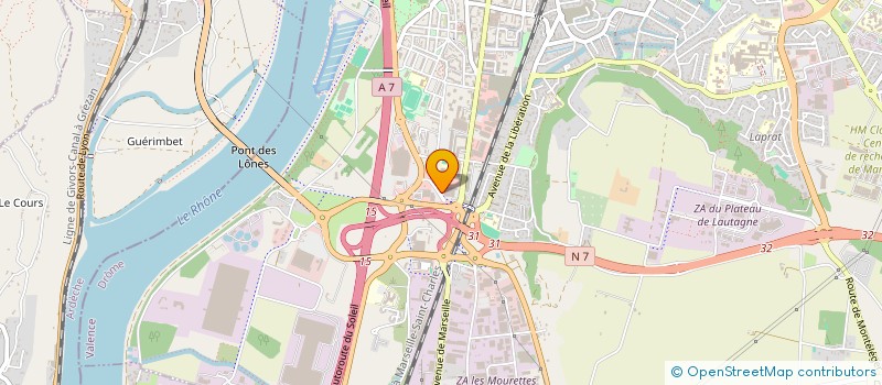 localisation de l'entreprise UNIVERS BOISSON  VALENCE