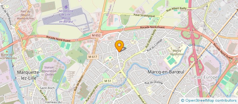 localisation de l'entreprise UNIVERS CAISSES ENREGISTREUSES à MARCQ-EN-BARŒUL