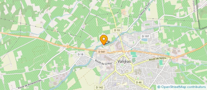 localisation de l'entreprise UNIVERS CAMPUS à VALREAS