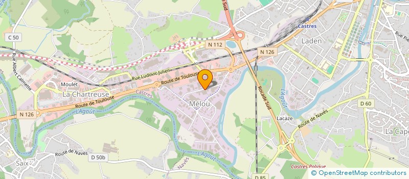 localisation de l'entreprise UNIVERS CARRELAGE à CASTRES