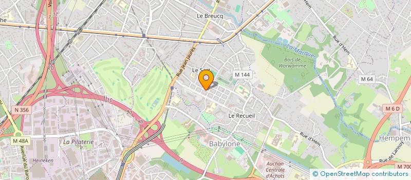 localisation de l'entreprise UNIVERS CARRELAGE à VILLENEUVE-D'ASCQ