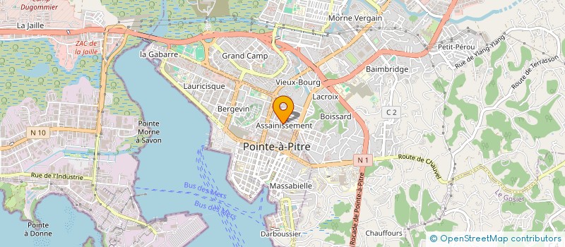 localisation de l'entreprise UNIVERS CARS à POINTE-A-PITRE