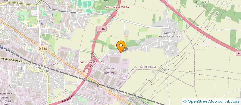 localisation de l'entreprise UNIVERS CARS  SAINT-PRIEST