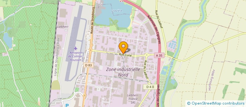 localisation de l'entreprise UNIVERS CHR à COLMAR